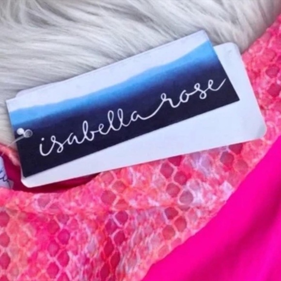 Isabella Rose Pink Bondi Scoop Bikini Bottoms Size Small 🌺 - Picture 5 of 5